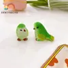 Pájaro Colorido Realista en Miniatura Materiales y Accesorios para Decoración de Micro-Paisajes Adornos Pequeños Decorativos DIY Artículos Lindos de Dibujos Animados Venta al por Mayor