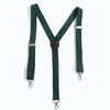 Tirantes para Hombre Transfronterizos 3 Pinzas Tirantes para Adultos Tirantes Multicolor Adecuados para Pantalones de Traje Overoles Cinturón Banda Elástica
