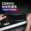 Tira Anticolisión para Puerta de Coche Tira para Umbral Fibra de Carbono 5D Tira Protectora Antideslizamiento Pegatina Pedal de Bienvenida Resistente al Desgaste y a los Arañazos