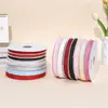 Banda para Sombrero de Raya Horizontal de 0.6cm con Cinta de Hilo de Rayón, Accesorios para Prendas, Banda para Sombrero Negra y Blanca, Cinta Decorativa DIY