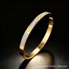 Pulseras Transfronterizas Europeas y Americanas de Alta Calidad, Sin Decoloración, Pulseras Sencillas de Acero de Titanio, Pulseras de Acero Inoxidable, Joyería para Mujer al por Mayor