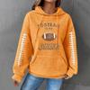 2024 Nuevo Comercio Exterior Transfronterizo Estación Independiente Transfronteriza Top Estampado de Letras Sudadera con Capucha para Mujer