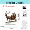 Carrusel Navideño de Producto Nuevo Transfronterizo Soporte Acrílico 2D Decoración para Intercambio de Regalos Navideños Muebles para el Hogar