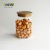 Botella de Envasado de Alimentos de Plástico de 420 ml Calibre 65 Bote para Galletas de Nueces Botella para Snacks Bote para Dulces Botella para Semillas de Melón de Diámetro Grande