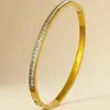 Pulseira de Aço Inoxidável Não Desbota Joia Trevo de Quatro Folhas Pulseira de Aço Titânio Feminina Versátil Design de Nicho Luxo Acessível High-End