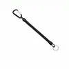 Llavero anti-pérdida para senderismo y camping al aire libre, cordón anti-caída para pesca, cable telefónico retráctil con resorte, hebilla de escalada