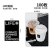Vaso de Café Desechable Estilo Ins Vaso de Papel Especial Vaso Comercial para Bebidas Calientes y Frías con Tapa y Vaso para Empaque Nuevo