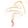 Colar com Pingente de Lua Moda Transfronteiriça Nicho Feminino Versátil Toque de Alto Padrão Famoso na Internet Corrente Clavicular Fresca de Meia-Lua Acessórios