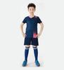 Traje de fútbol para niños, ropa de entrenamiento de competición, ropa de fútbol de manga corta, ropa deportiva de fútbol para estudiantes, se puede imprimir el logotipo 901