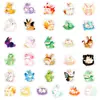Pegatinas de Graffiti de Conejo de Jade de Peluche de Dibujos Animados Transfronterizas 56 Pegatinas para Diario DIY Pegatinas para Niños Pegatinas Decorativas Creativas