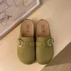 Tamancos estilo Birkenstock de sola grossa, que aumentam a altura, para mulheres, de calçar, novo modelo outono 2026