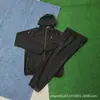 Traje de Otoño e Invierno 2025 Nuevo Pantalones de Seda Helada de Secado Rápido Chaqueta Deportiva Casual con Cremallera y Capucha Ropa de Protección Solar para Hombres y Mujeres Tendencia