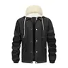 Chaqueta abrigo con capucha para hombre, deportiva, para exteriores, casual, corte holgado, versátil, cintura elástica, bolsillo grande, comercio exterior
