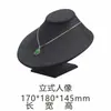 Suporte de Exibição de Joias Tecido de Seda Tailandesa Jade Esmeralda Adereços de Exibição Brincos Pingentes Anéis Colares Ornamentos Rack de Joias