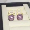 Novos Brincos de Bule de Chá de Pérola Estilo Francês Nicho Luxo Leve Pérola Alta Qualidade Estiloso Versátil Temperamento Ear Cuff para Mulheres