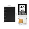 Cuaderno de Hojas Sueltas para Negocios Personalizado Diario Simple Desmontable Cuero que Cambia de Color Bloc de Notas B5A5A6 con Logo Impreso