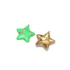 Estilo Europeo y Americano Colgante de Estrella de Cinco Puntas con Goteo de Aceite Acero Inoxidable Encanto de Estrella Ins Versátil Collar Pendiente Accesorios de Joyería Venta al por Mayor