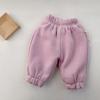 Pantalones Deportivos Gruesos de Invierno para Niños Ropa Infantil Estilo Coreano para Bebé Pantalones de Invierno para Bebé Pantalones Deportivos Cálidos con Forro Polar para Bebé