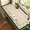 Tapete de Mesa Estilo Francês, Tapete de Mesa para Escrita de Estudante, Toalha de Mesa Impermeável e Limpável, Tapete de Mesa de Escritório de Luxo Leve e de Alta Qualidade