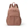Bolsa de Ombro Dupla Multifuncional Transfronteiriça Feminina Nova Leve Casual ao Ar Livre Bolsa de Peito Nylon Repelente à Água Mochila de Viagem para Estudante