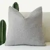 Funda de almohada de chenilla nueva de fábrica estilo wind simple color liso almohada cojín de sofá cojín lumbar cojín de cintura cintura al por mayor