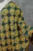 Estilo Pastoral Relieve Estéreo Girasol Teñido en Hilo Jacquard Tela Chaleco Retro Falda Caja Hecha a Mano Tela de Decoración