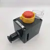 Caja de Botón de Parada de Emergencia a Prueba de Explosiones Bza8050-1H Cabeza de Hongo Autocierre Todo Plástico Interruptor Anticorrosión con Cubierta Protectora Ex
