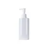 Botella de Loción Corporal Personalizada de 200 ml, Botella de Aceite Limpiador, Plástico PET, Bomba de Presión PP, Producto Cosmético Blanco para el Cuidado de la Piel, Botella Vacía