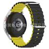 Para Samsung Watch5 Huawei Watch GT Marine Double Color 20/22mm Jiaming Boneng pulseira de silicone