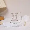 Portavelas de Cristal Vintage Estilo Francés de Lujo Ligero Romano Portavelas de Cristal para Aromaterapia Cena a la Luz de las Velas Boda Accesorios para Sesión de Fotos Portavelas