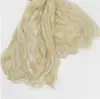 Bufanda de Cabeza de Seda Burbuja Crepé Elástica Brillante Nueva Moda Primavera Verano Delgada Fruncida Transpirable Versátil Bufanda Larga Bufanda de Seda Venta al por Mayor