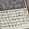 Surtido de Joyería para Arte de Uñas con Incrustaciones de Cobre con Mariposa de Circonita, Perla, Lazo de Nudo, Diamantes de Imitación, Accesorios de Decoración de Uñas en Estilo Francés