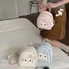 2026 Nueva Versión Coreana Cuadros Temática de Gato Estilo Padre-Hijo para Niños Mochila Cruzada Bolso de Mano para Estudiantes Mochila Escolar Venta al por Mayor