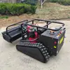 Cortacésped a Gasolina, Cortacésped con Orugas Todo Terreno Controlado Remotamente para Huertos y Céspedes, Cortacésped con Orugas