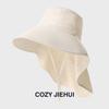 Sombrero Personalizado de Verano para Exteriores Impermeable de Secado Rápido Sombrero de Pescador con Ala Ancha Chal Desmontable para Cola de Caballo Sombrero de Pesca Anti-UV