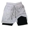 Pantalones Cortos Deportivos de Comercio Exterior Transfronterizos para Hombre Estilo Verano 2026 Doble Capa Falso Dos Piezas Secado Rápido Transpirables Casuales Pantalones Cortos de Baloncesto