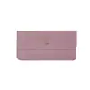 Billetera Larga con Textura de Cuero Genuino para Mujer, Cartera Suave Versátil Ultradelgada, Portatarjetas, Bolso de Mano Todo en Uno, Estilo Coreano Sencillo
