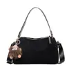 Bolsa Almofada Fosca Feminina Outono e Inverno Cor Maillard Retrô Bolsa de Mão de Luxo Bolsa Transversal de Ombro Feminina