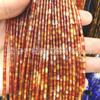 Cuentas de tubo de 4*2 mm, cuentas cilíndricas largas, accesorios para joyería, pulsera DIY, cuentas espaciadoras de tubo recto, productos semiacabados