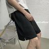 2026 Pantalones Cortos Rectos Nuevos Verano para Hombre Sueltos Casuales de Moda Estilo Hong Kong Verano Juventud Deportivos de Cinco Puntos