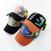 Gorra de béisbol de dinosaurio pequeño de dibujos animados coreanos para niños, sombrero de sol de verano 2021, suministro transfronterizo A375