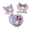 Pegatinas de tela bordadas con lentejuelas Coolomi de Sanrio, dibujos animados populares de Tiktok, ropa, bolsos, parches y accesorios