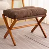 Hogar Plegable Sofá Taburete Reposapiés Taburete Taburete Sala de Estar Mazar Taburete Pequeño Banco de Madera Engrosado Portátil