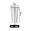 Caneca de Cerveja de Aço Inoxidável 304, Copo Anti-Queda para Suco e Bebidas Frias, Copo de Água de Camada Única para Acampamento ao Ar Livre e Restaurante, Copo de Café, Cor Dourada