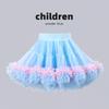 Cardigan de Tricô Outono e Inverno Infantil com Laço e Bolinha de Pelo Roupa Externa Fofa Conjunto de Saia Tutu Saia de Renda Princesa para Mulheres