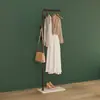 Cabide de Roupas de Chão para Quarto Cabide de Roupas Móvel Cabideiro de Poste Único Pequeno Doméstico Interno Multifuncional
