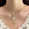 Colar Feminino Europeu e Americano Transfronteiriço Geométrico Moda Retrato de Anjo Flor de Rosa Pingente Conjunto de Colares Multicamadas Colar de Moeda