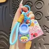Colgante Creativo de Resina de Fibra de Carbono para Zapato Tipo Clog Chica Linda de Dibujos Animados Color Macarrón Llavero Accesorio para Bolso