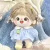 Muñeca de algodón con lunares color castaño Versión SP Muñeca de peluche de 20 cm se puede cambiar para niñas para enviar regalos a novias