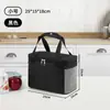 Bolsa de Almuerzo Bolso Cuadrado Bolsa Térmica Papel de Aluminio Bolsa de Almuerzo Engrosada para Oficinista Estudiante con Arroz Gran Capacidad Salvaje